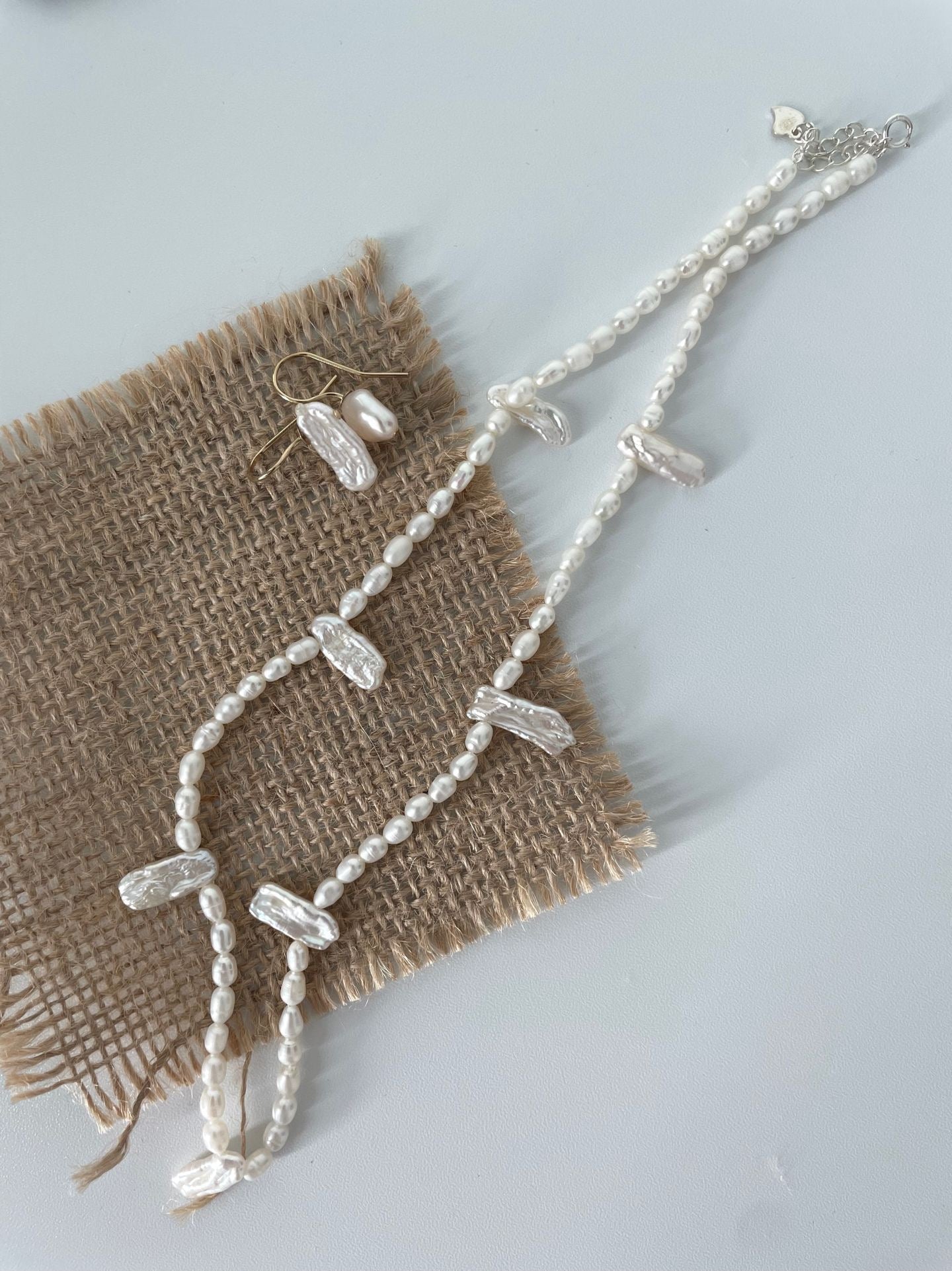Luna Organic Pearl Necklace