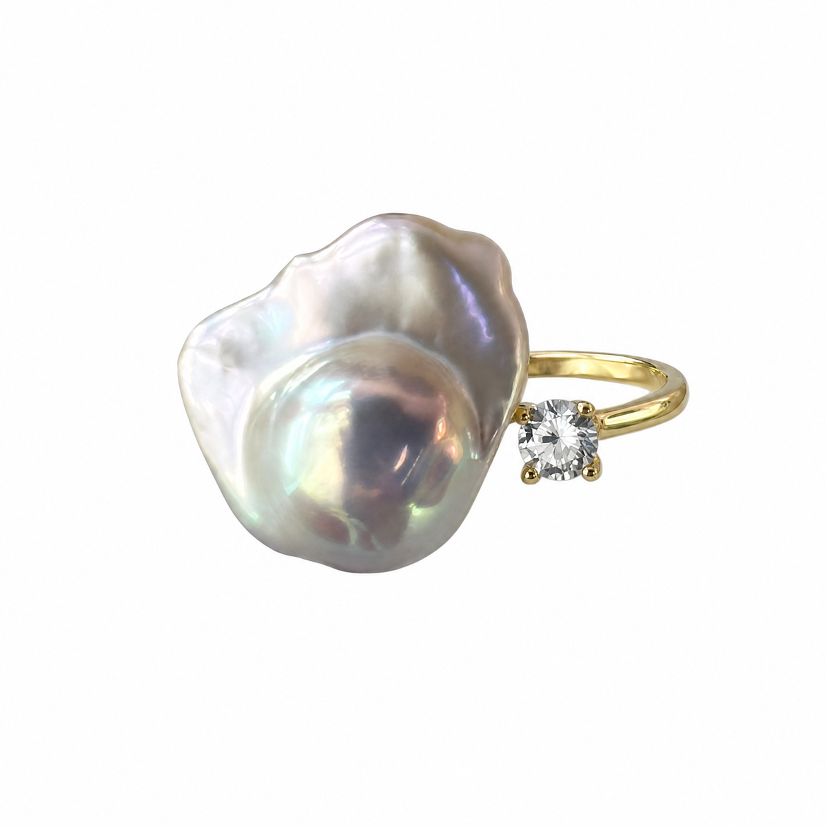 Aurora Baroque Pearl Ring