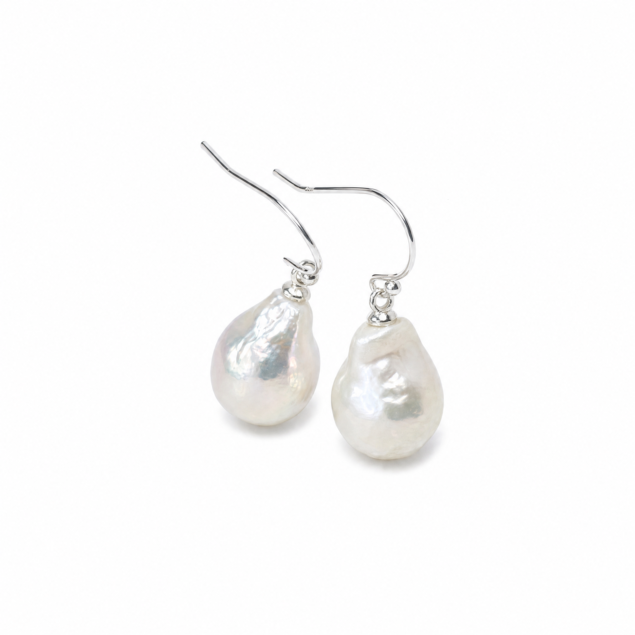 Boucles d'oreilles pendantes Ripple Baroque Pearl