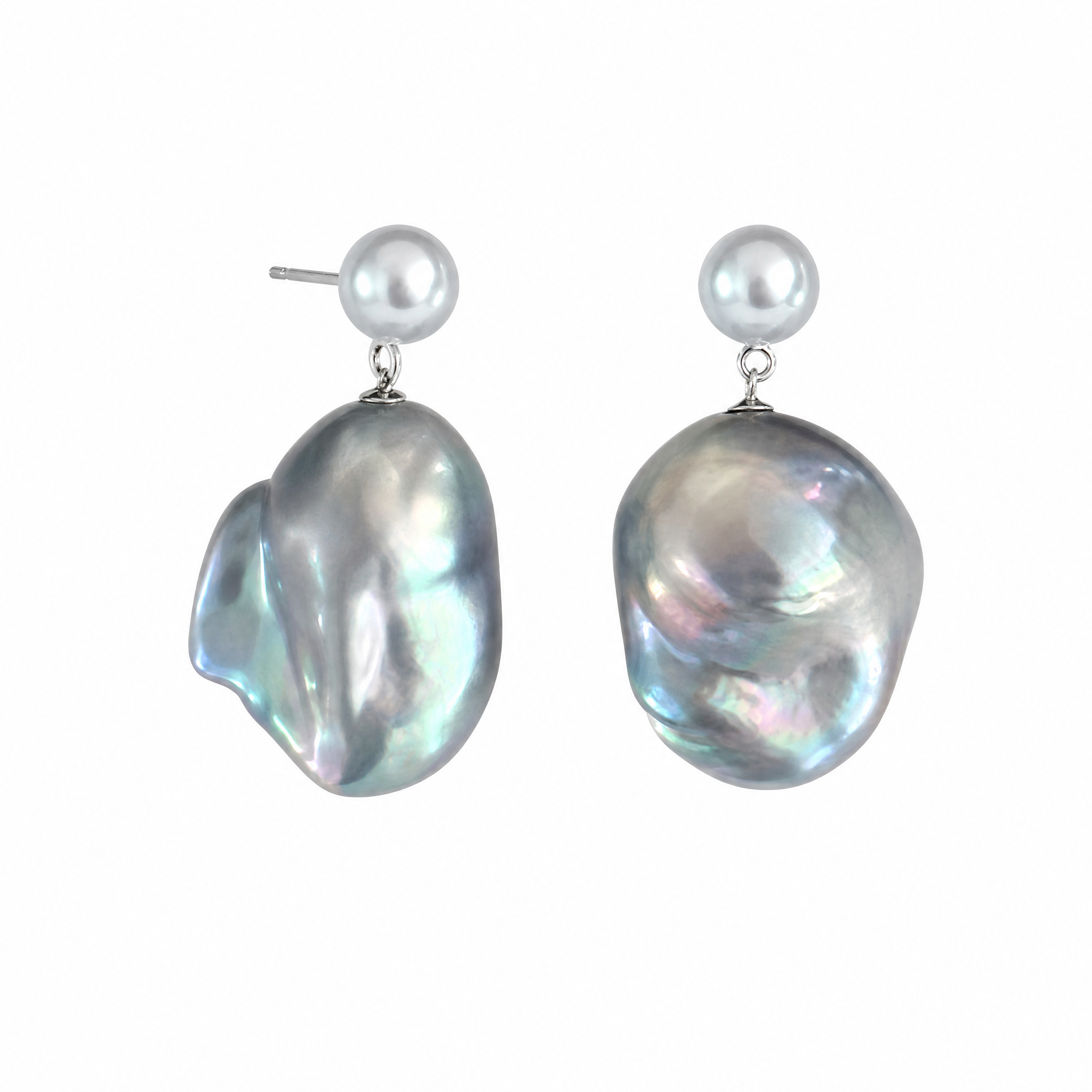 Ocean Mist Akoya Pearl Duo Earrings
