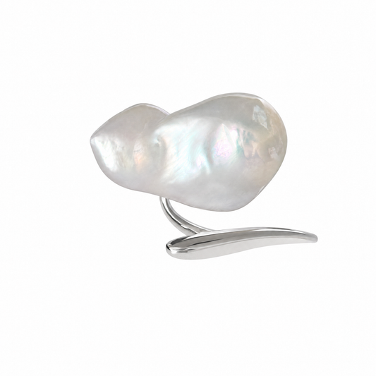 Blade Baroque Pearl Ring