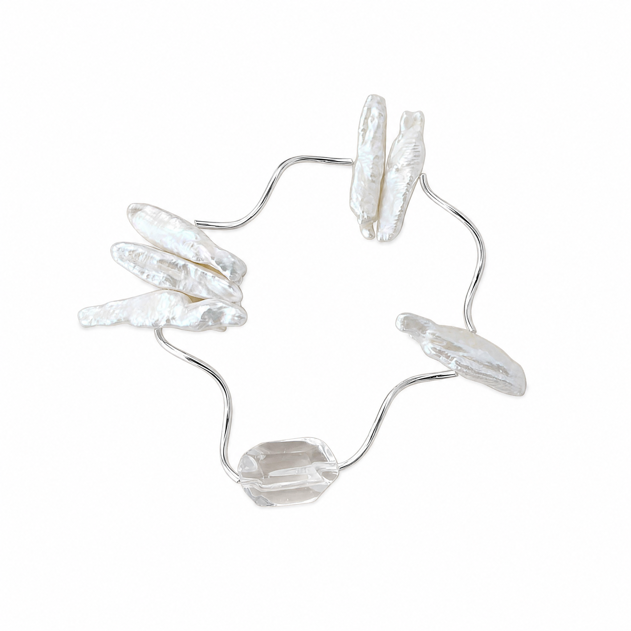 Manchette Branche Cristal Givré