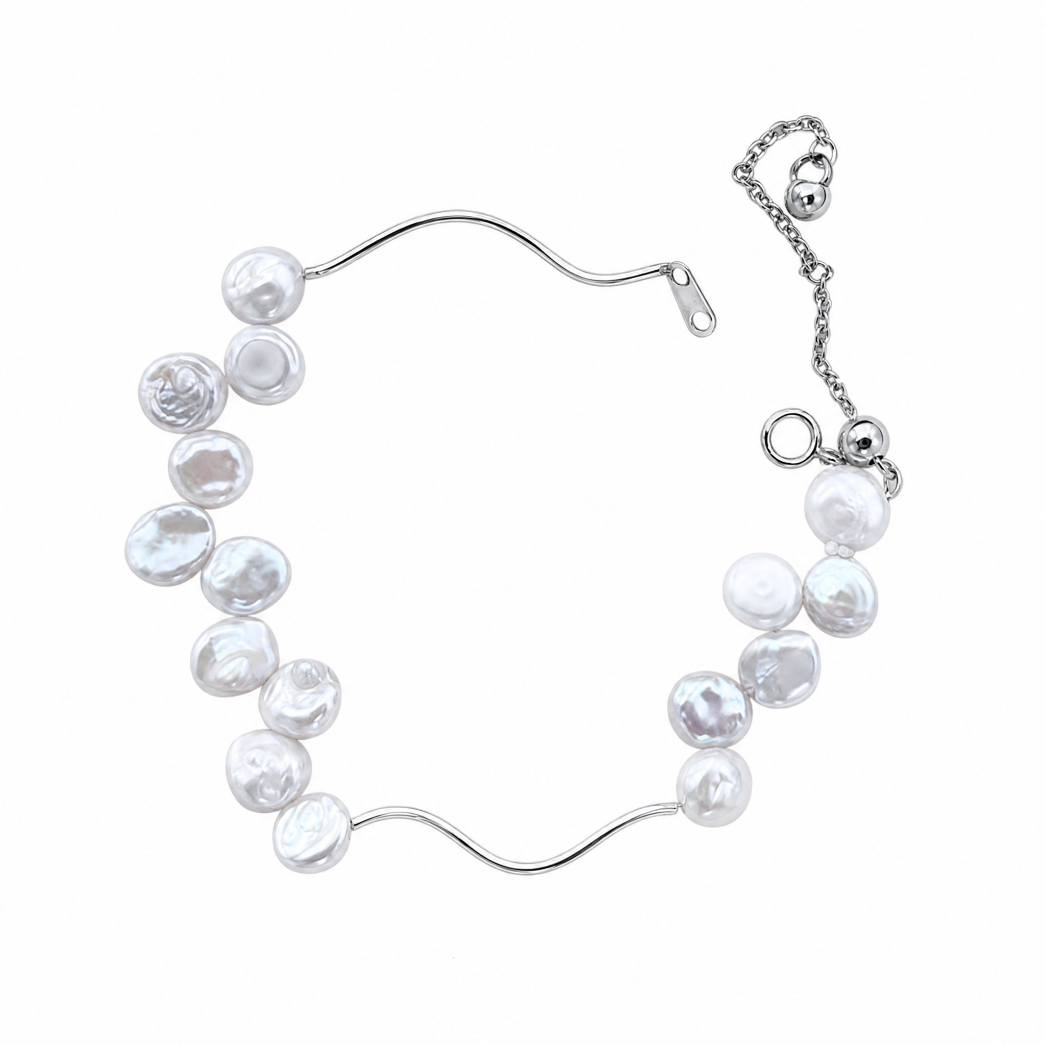 Bracelet Perle Géométrie Vague