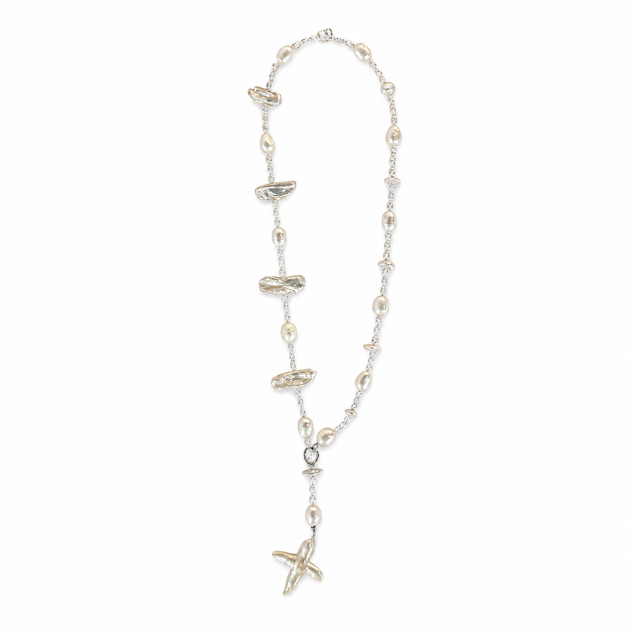 Aster Tide Lariat Necklace