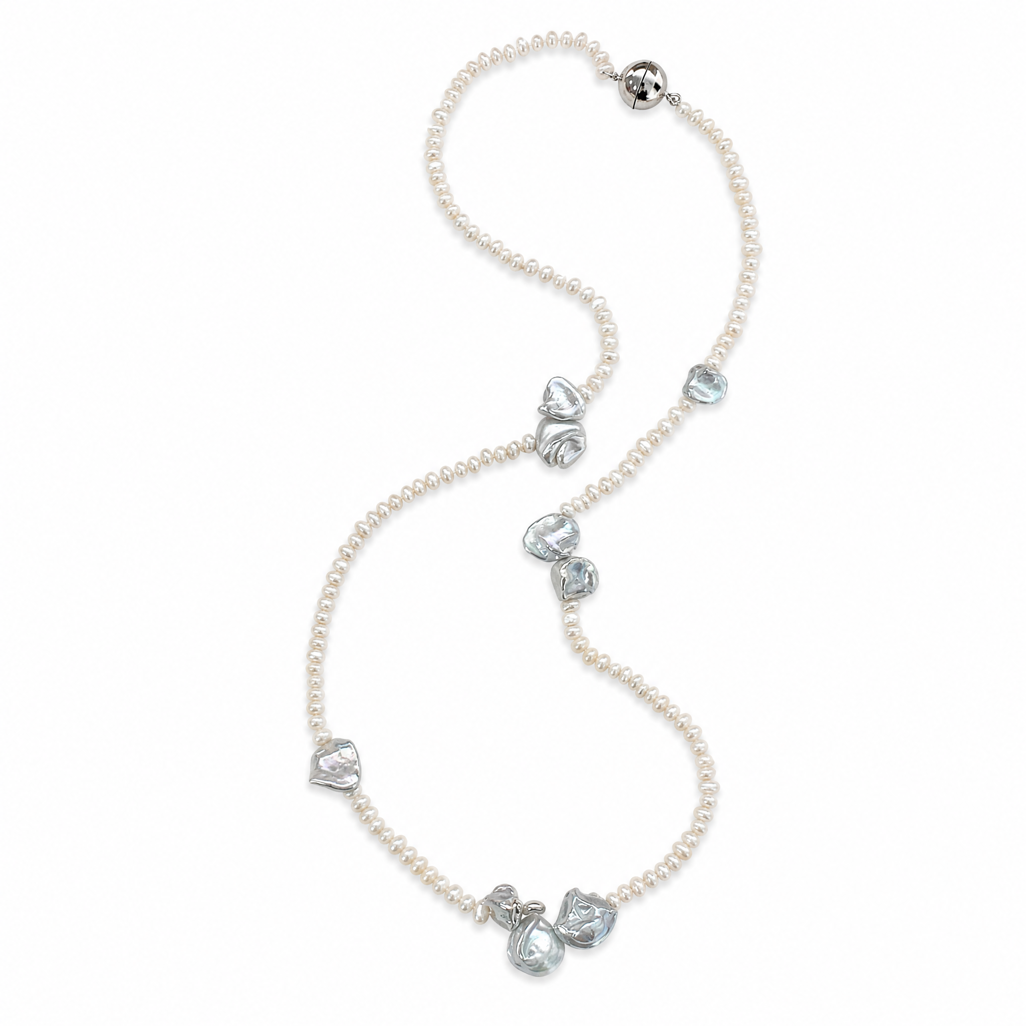Fleur Baroque Pearl Necklace