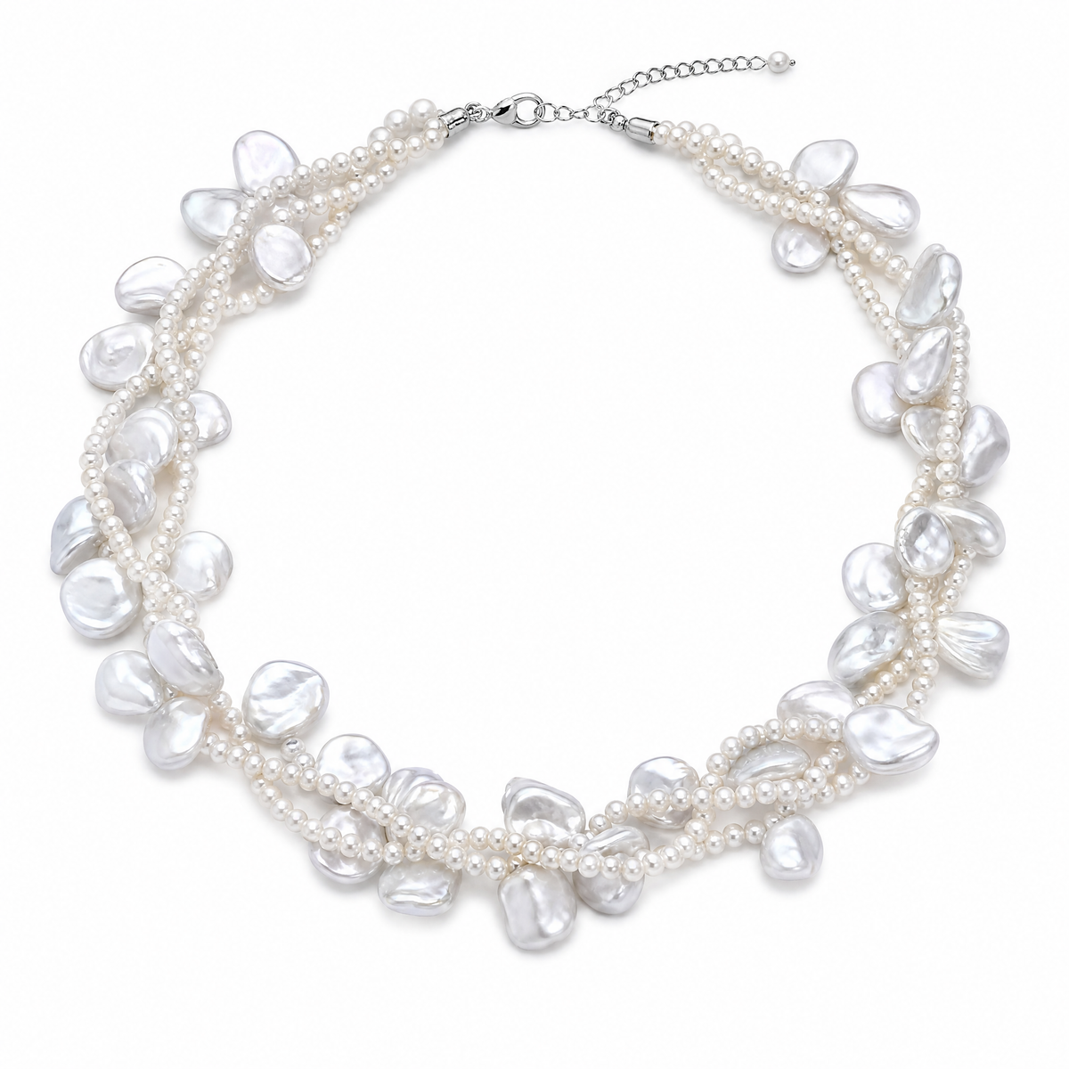 Cloud Veil Pearl Necklace