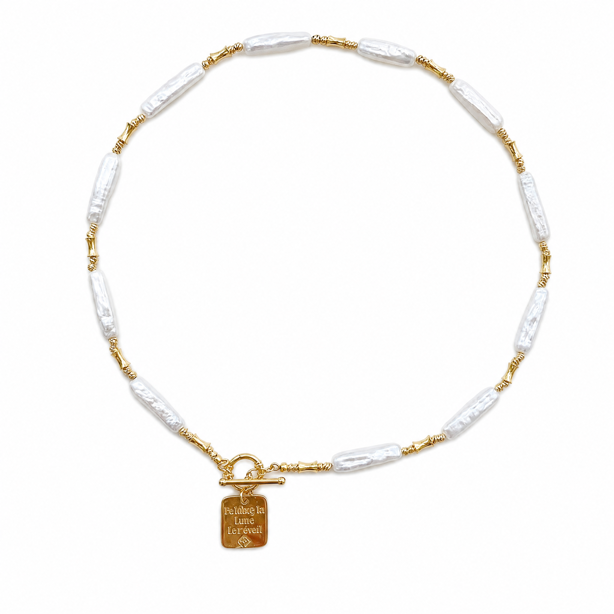 Atelier Line Pearl Necklace