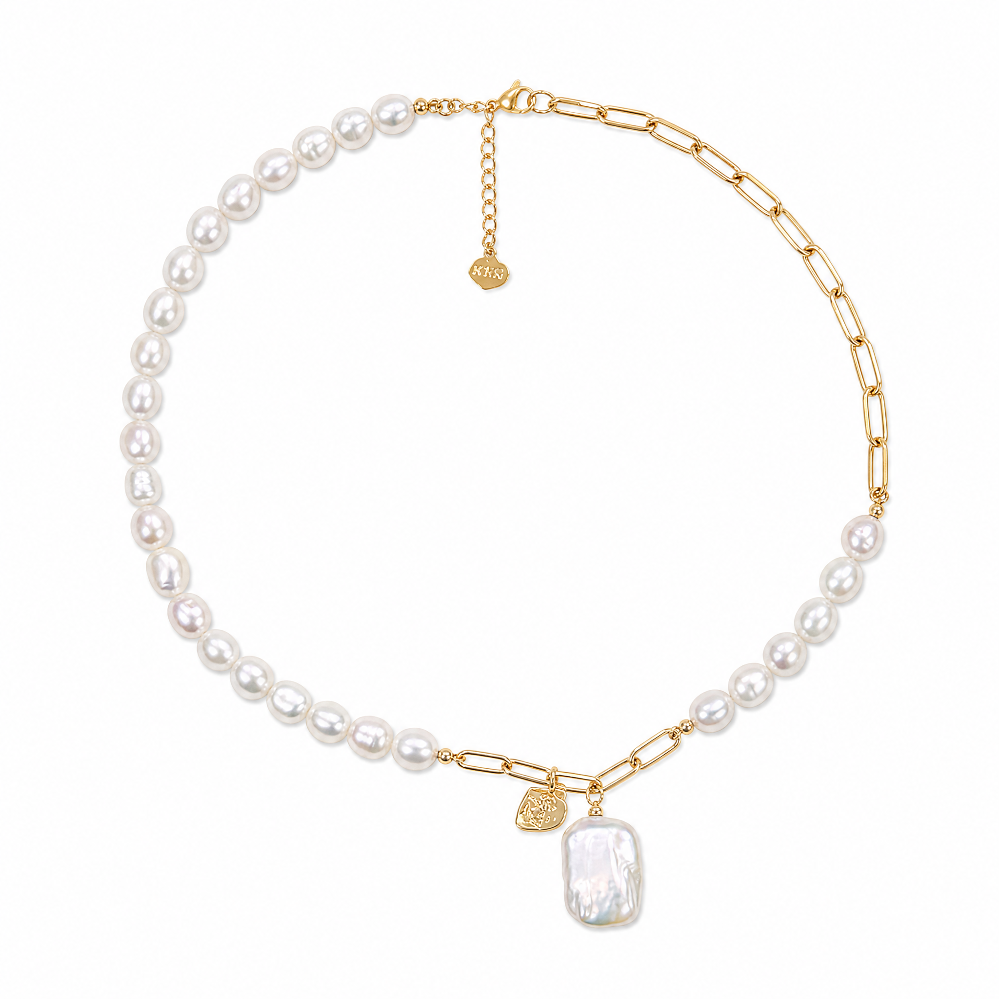 Heartline Baroque Pearl Necklace