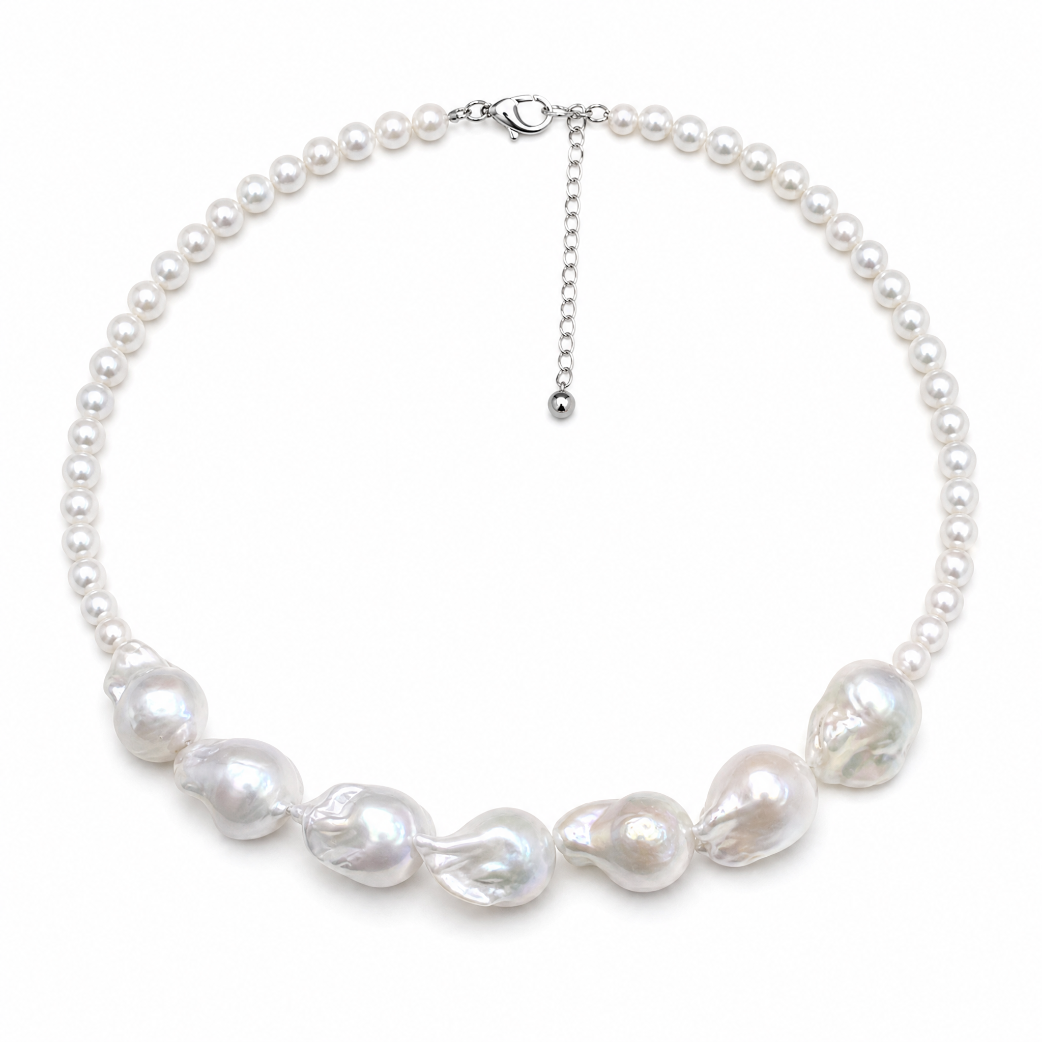 Moonform Baroque Pearl Necklace
