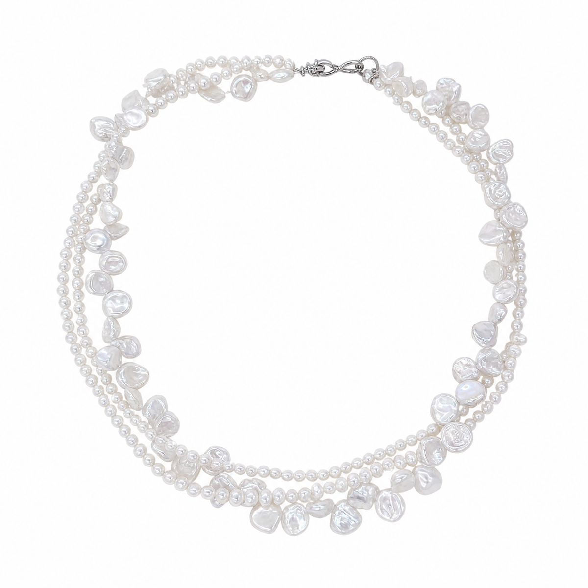 Aurora Veil Convertible Pearl Necklace