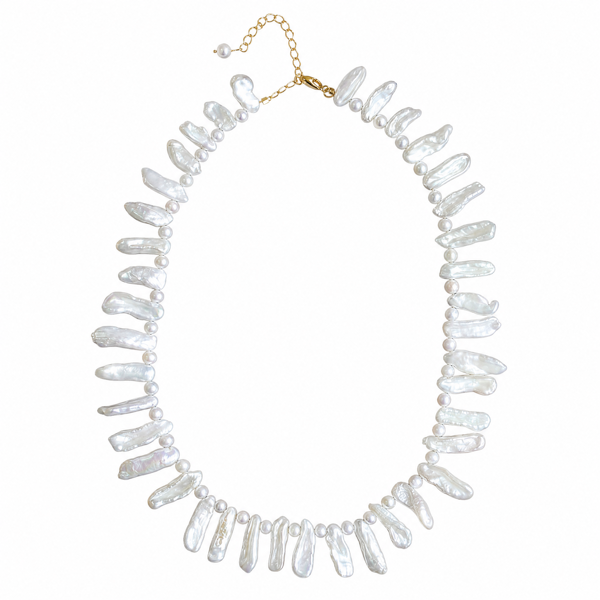 Fringe Keshi Baroque Pearl Necklace