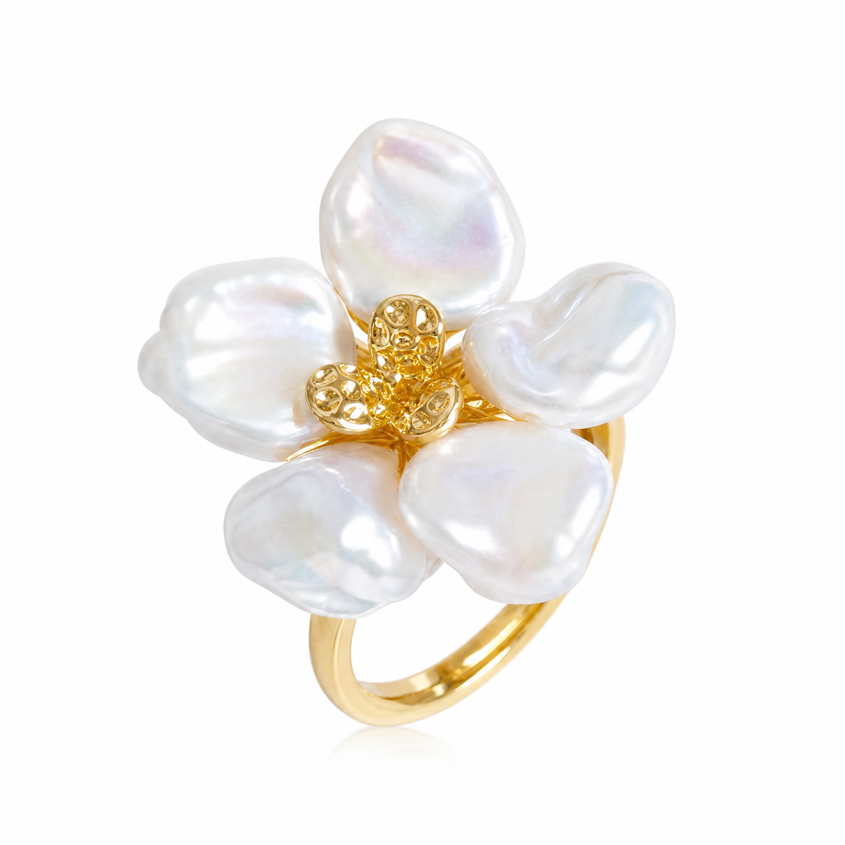 Fleur Keshi Pearl Ring