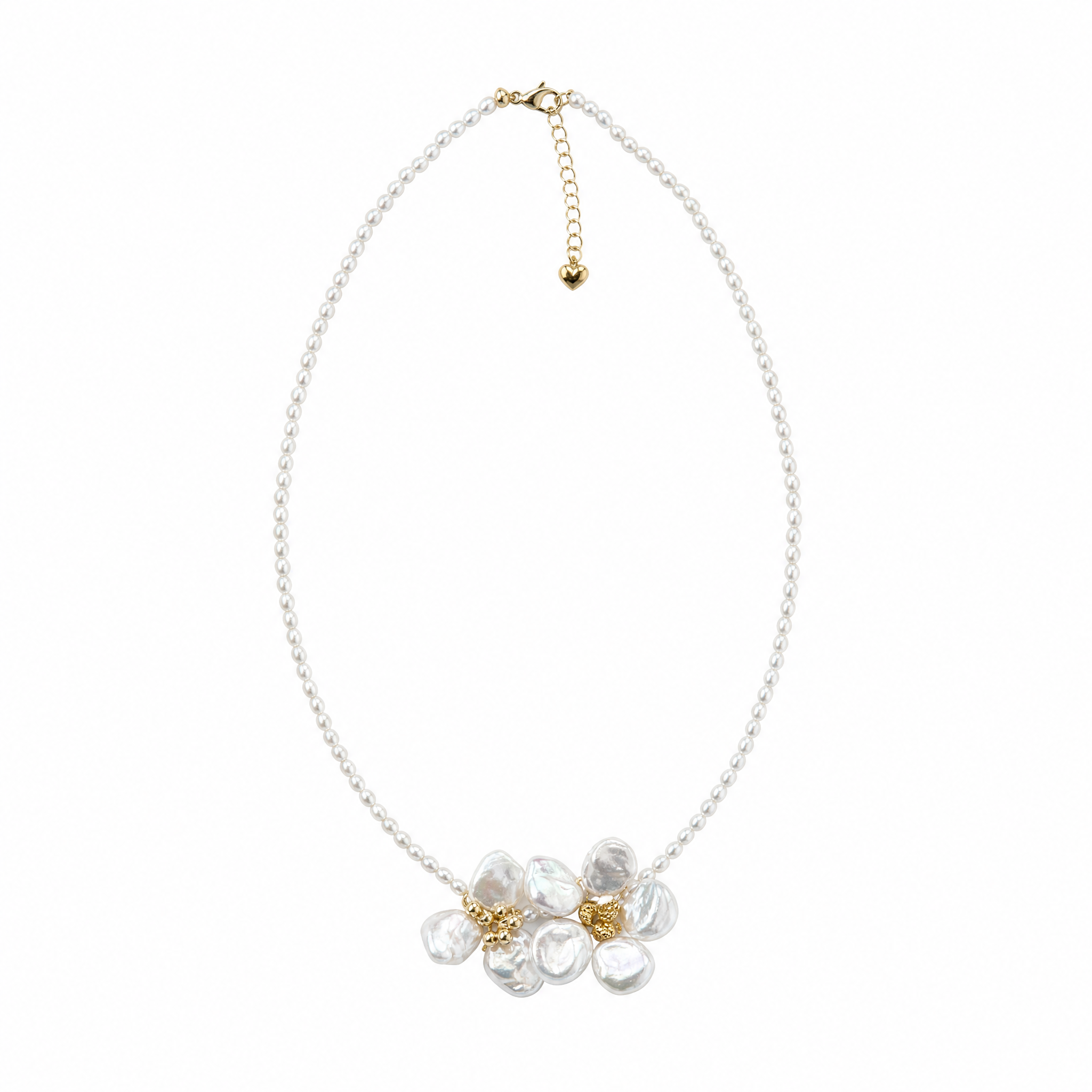 Petite Fleur Keshi Pearl Necklace