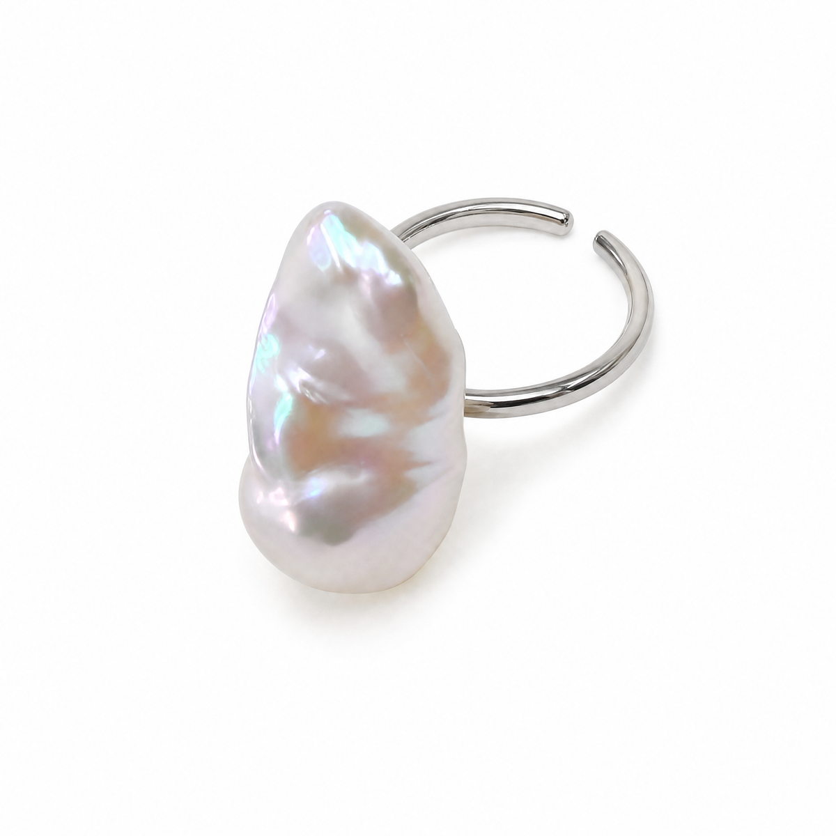 Tidal Baroque Pearl Ring