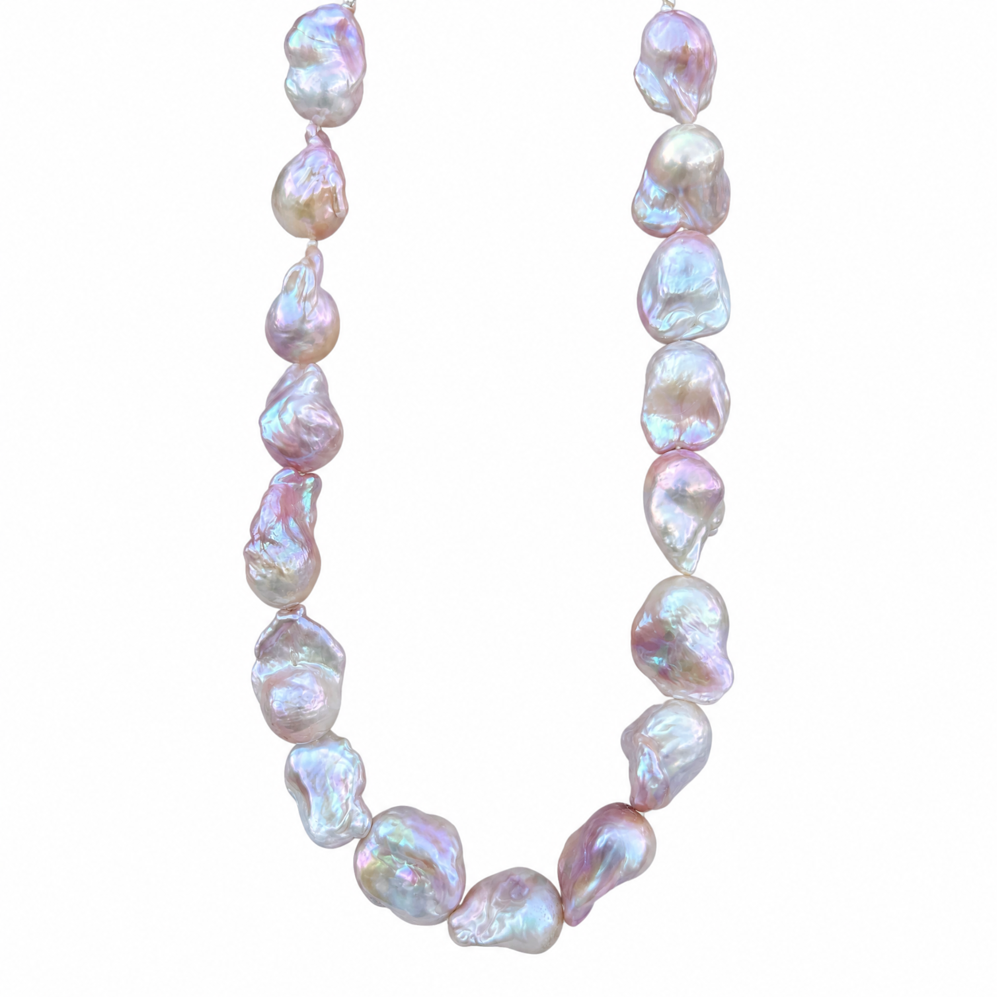 Amethyst Tide Baroque Pearl Necklace