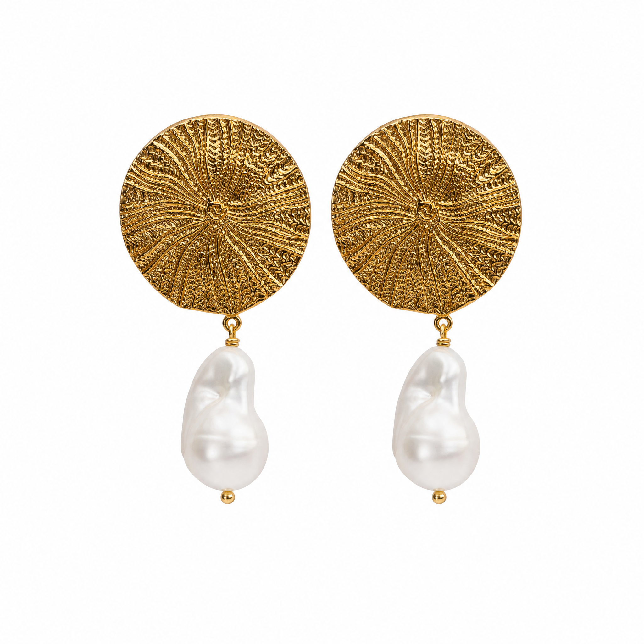 Solis Baroque Pearl Drop Earrings