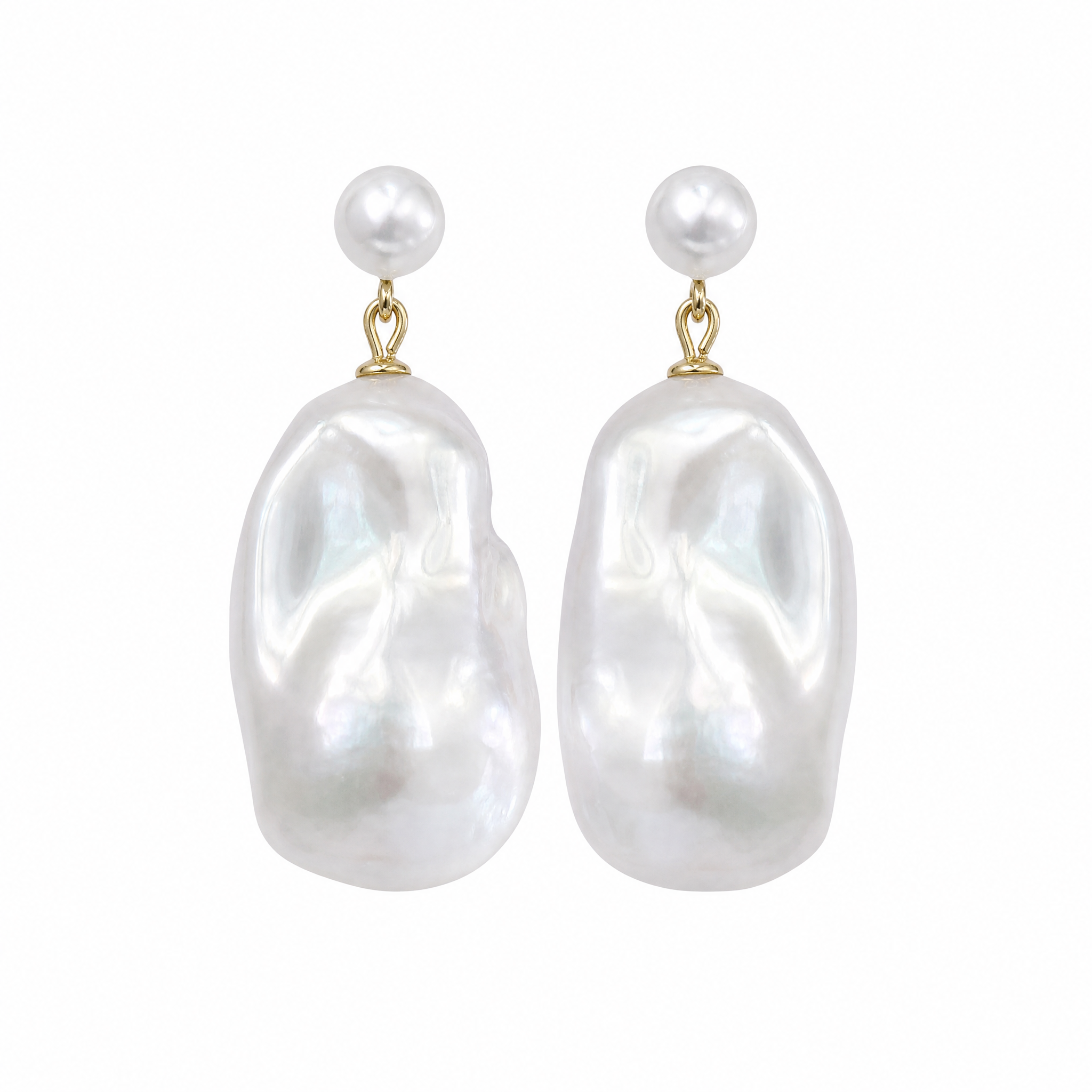 Grande Baroque Pearl Drop Earrings