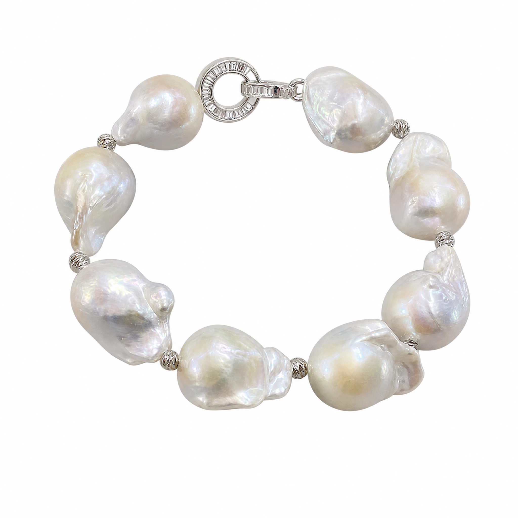 Lunar Form Baroque Pearl Bracelet
