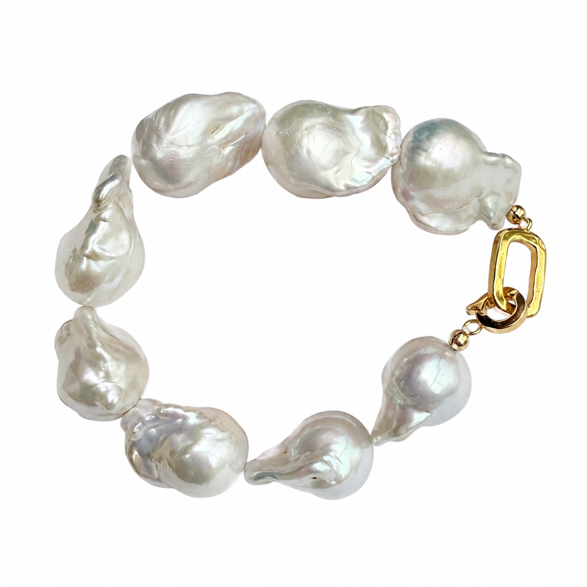 Grand Form Baroque Pearl Bracelet