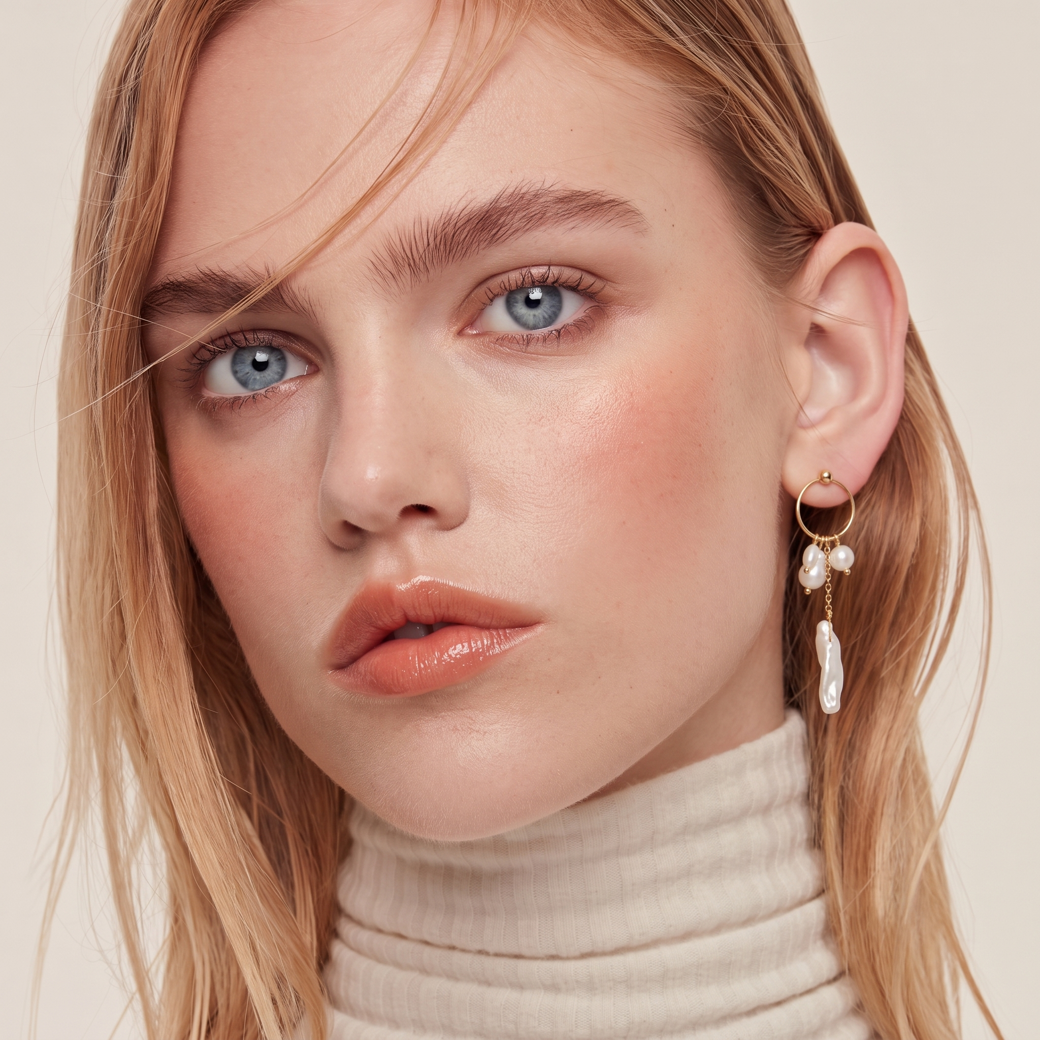 Orbit Keshi Pearl Drop Earrings