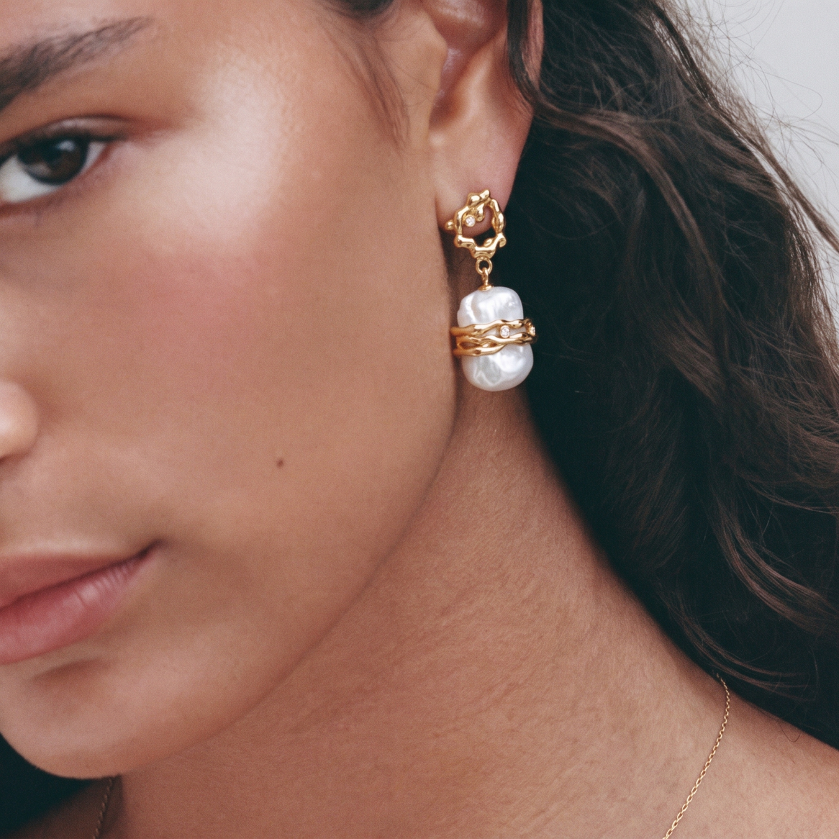 Tide Embrace Earrings by ORAÉ — detail view
