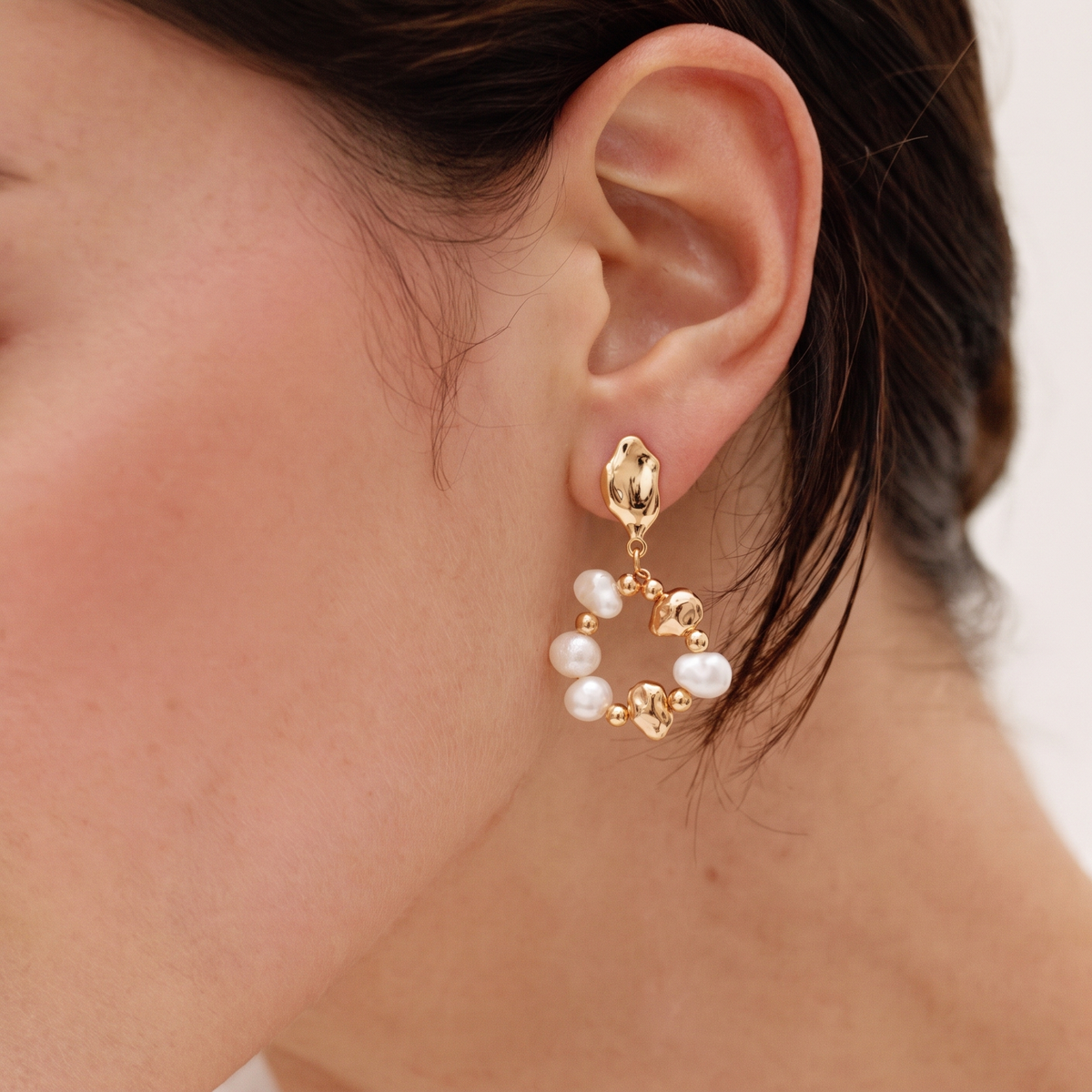 Molten Halo Earrings by ORAÉ — detail view
