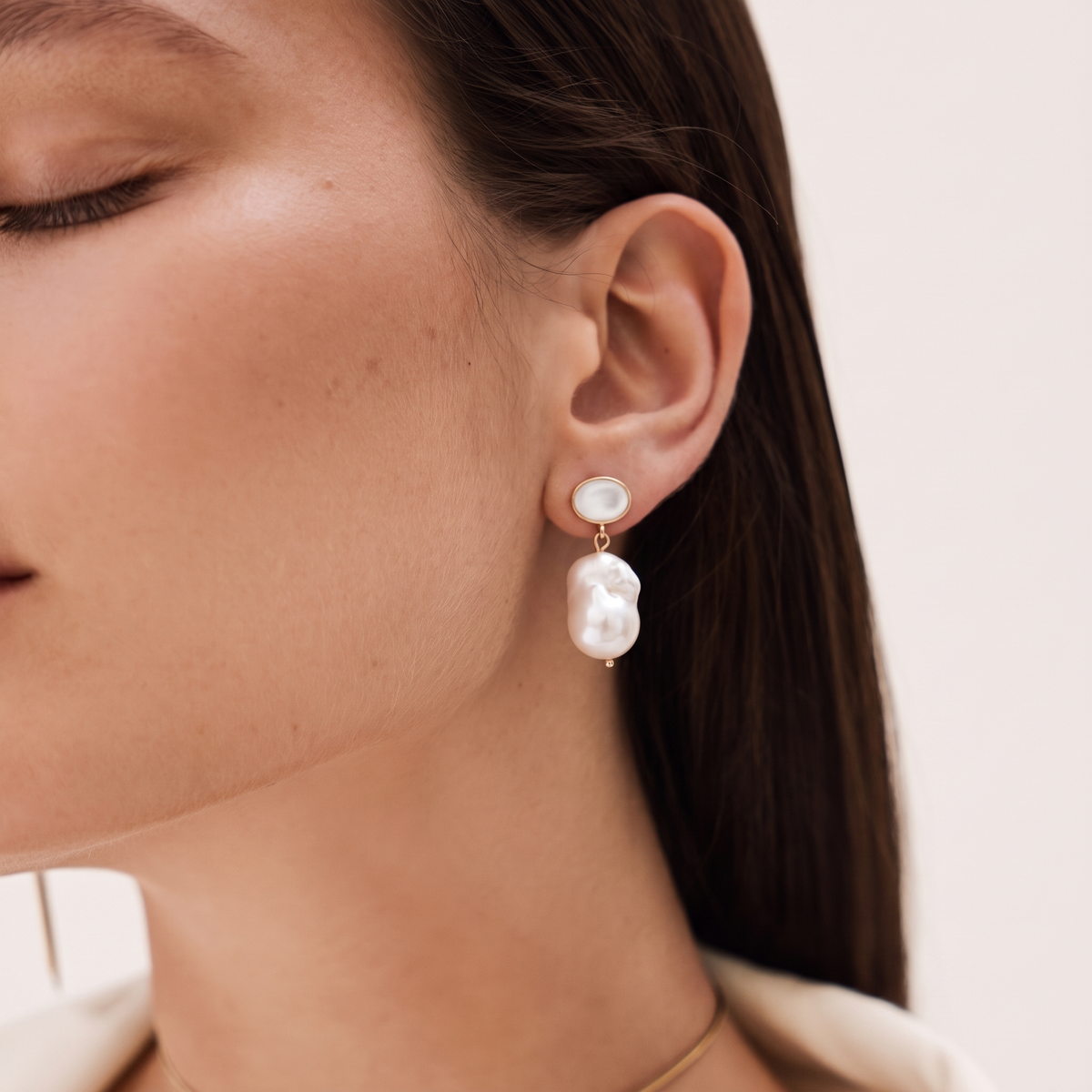 Tide Drop Earrings by ORAÉ — detail view