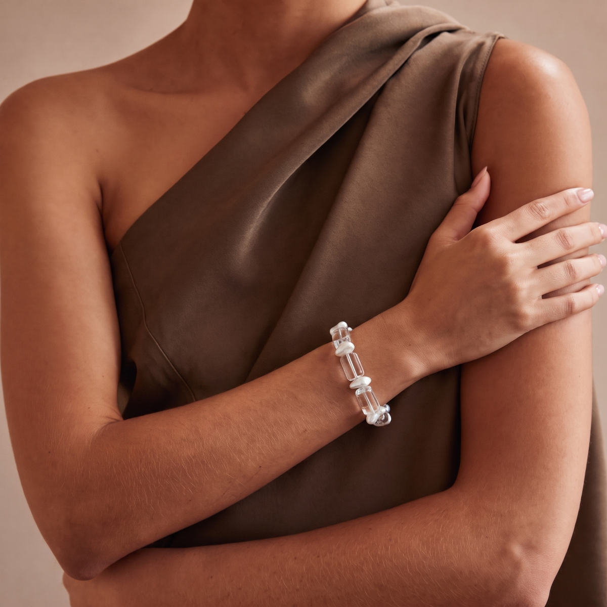 Crystal Current Bracelet by ORAÉ — close-up shot