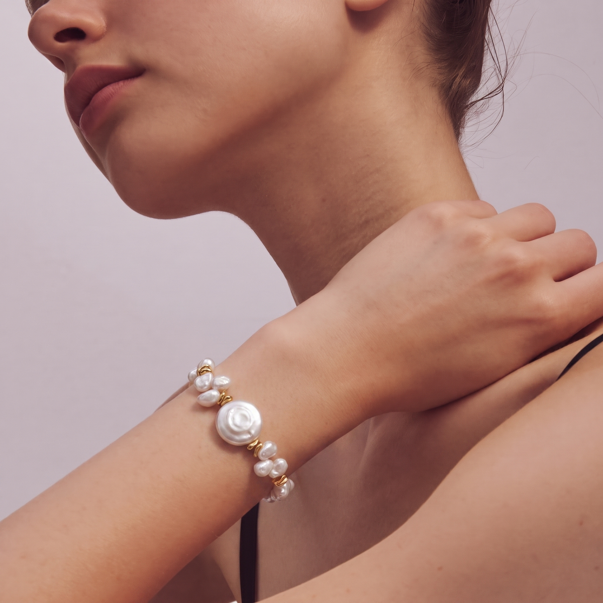 Halo Keshi Bracelet by ORAÉ — styled look