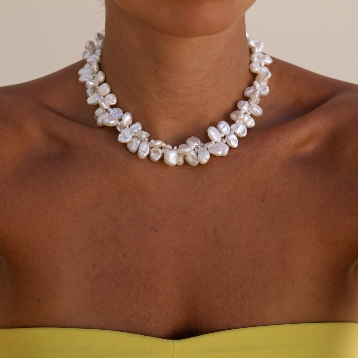 Éclat Baroque Statement Necklace by ORAÉ — close-up shot