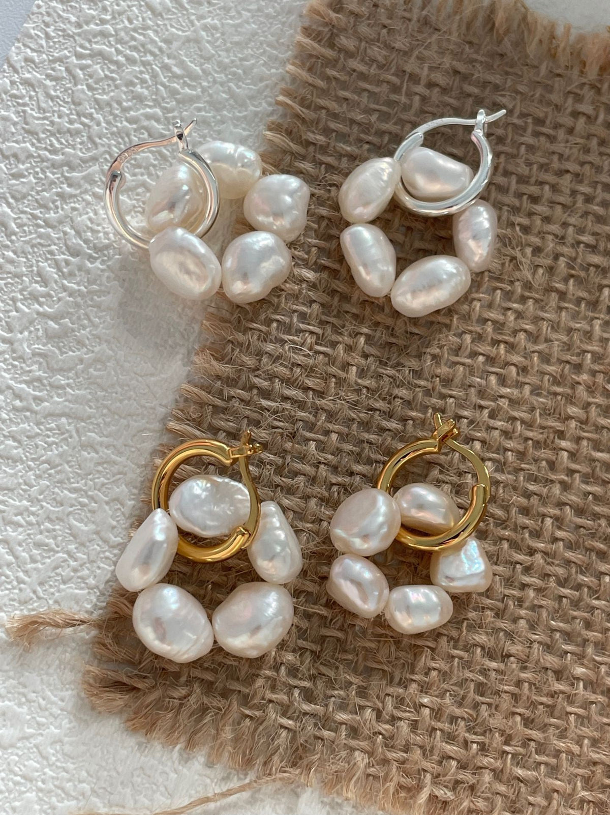 Créoles Fleur de Perles