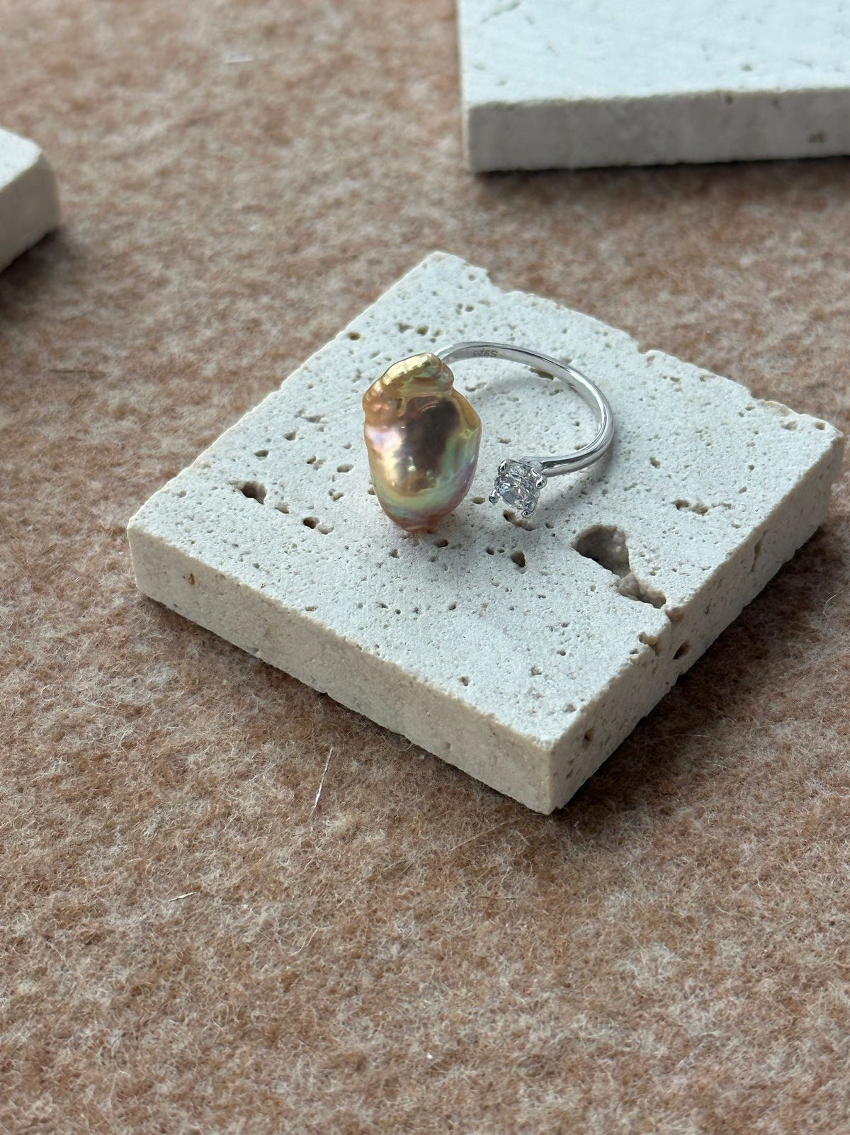 Aurora Baroque Pearl Ring