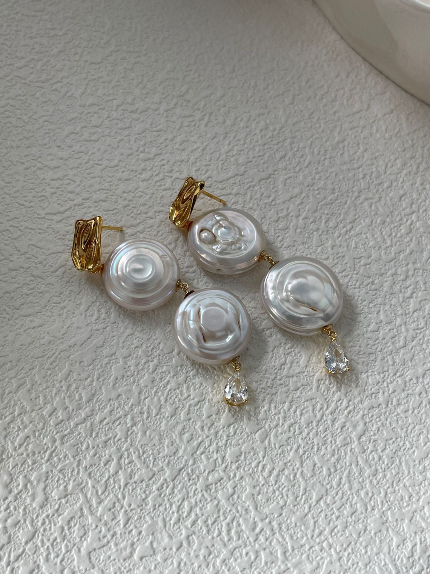 Roman Holiday Baroque Pearl Earrings