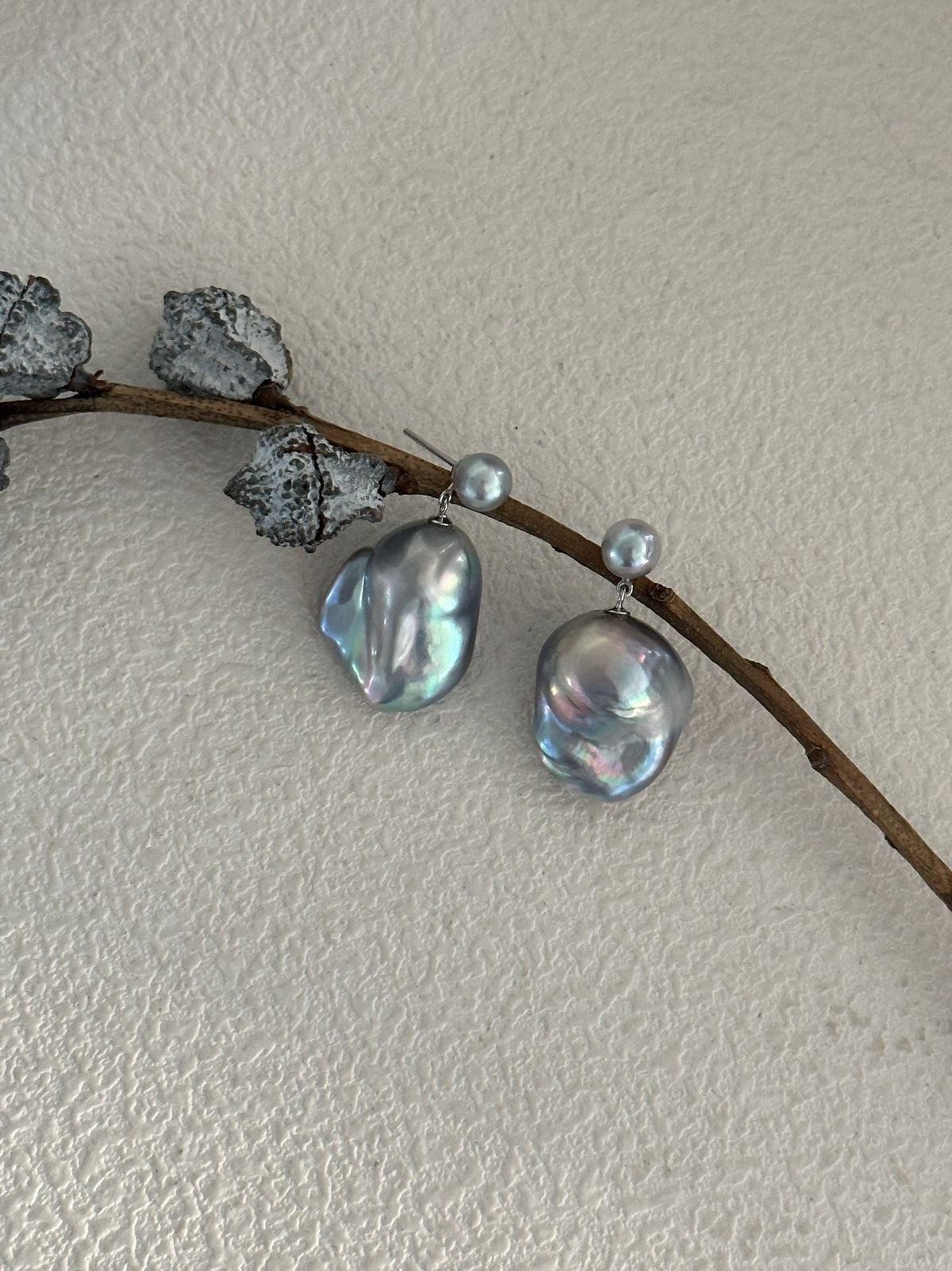 Ocean Mist Akoya Pearl Duo Earrings