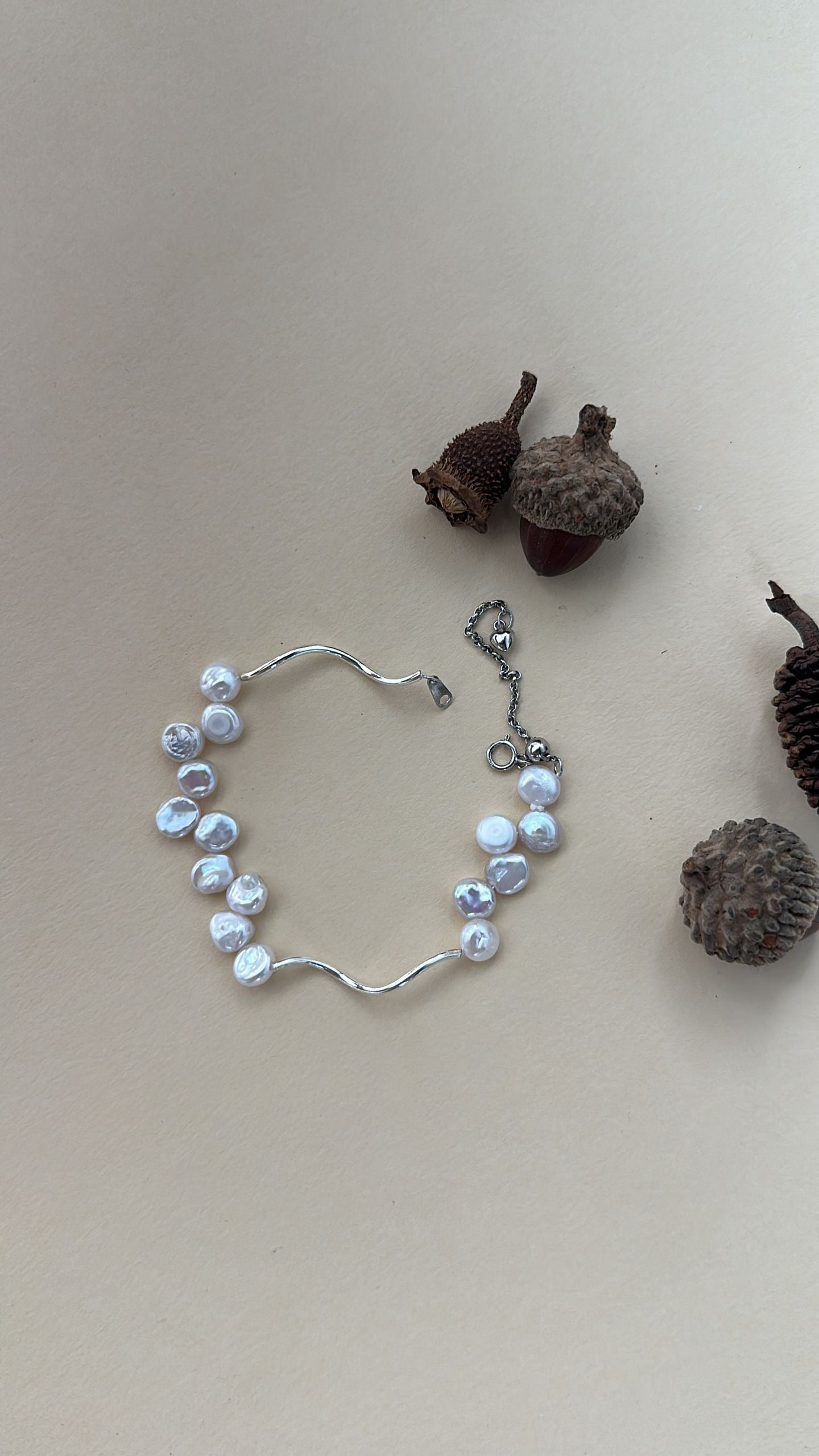 Bracelet Perle Géométrie Vague