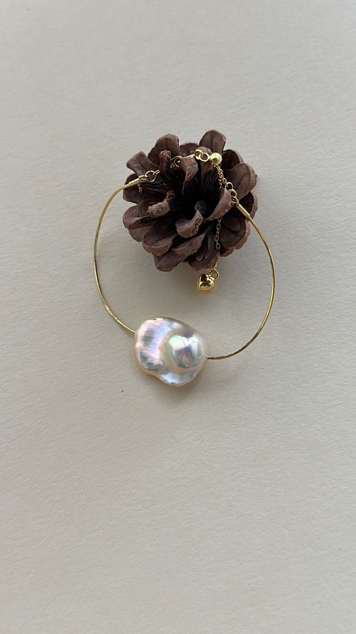 Serpentine Baroque Pearl Bracelet